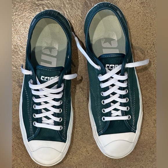 Converse Jack Purcell Pro shoes. Teal suede.  Gently used. Men’s 10.5. EUR 44.5. - Picture 2 of 11